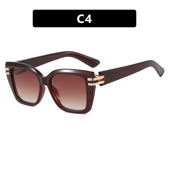 Women's stylish oversized sunglasses with luxurious details Skanto