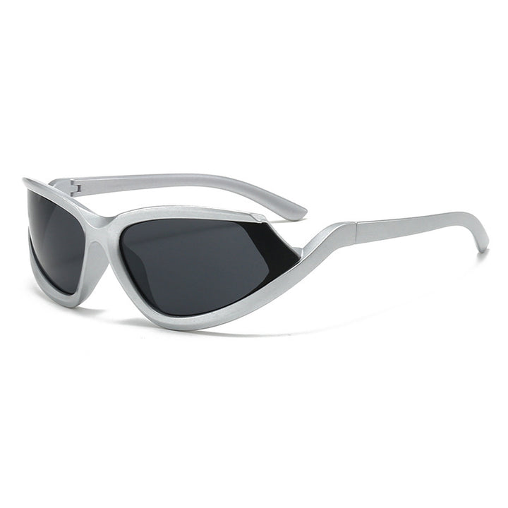 Dame futuristisk solbrille med aerodynamisk design Skanto