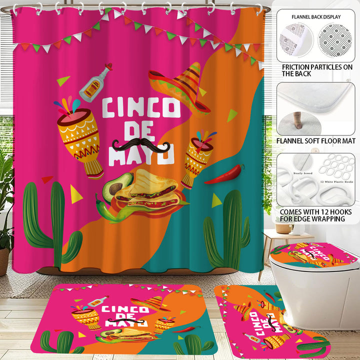 Cinco de Mayo-tema komplett baderomssett Skanto