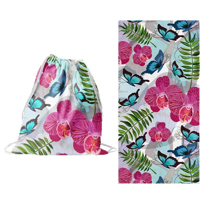 Sporty bærenett med blomsterdesign Skanto