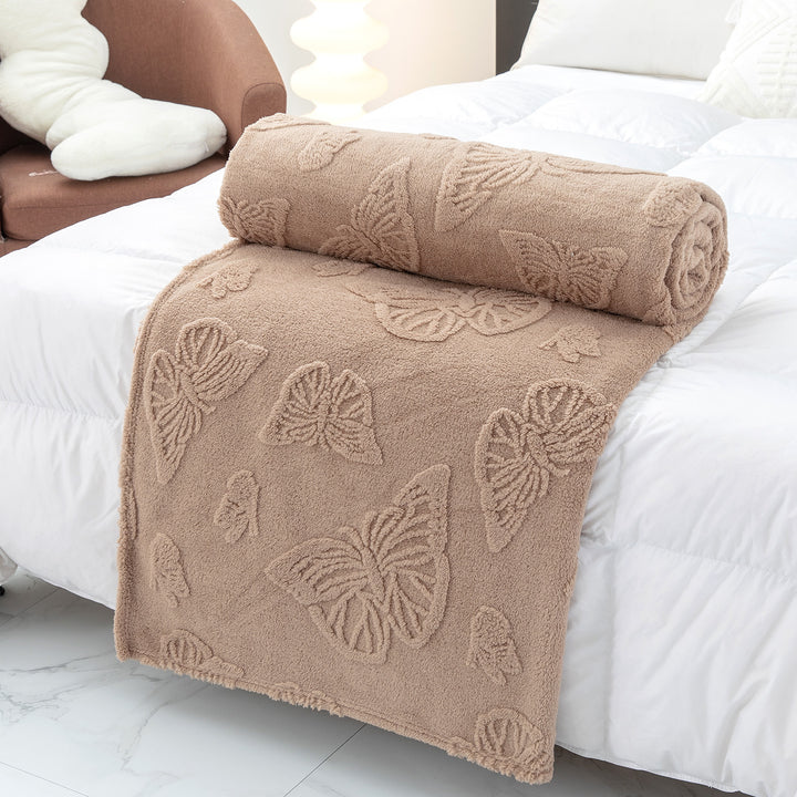 Dame Cozy blandingsvevde teppe Skanto