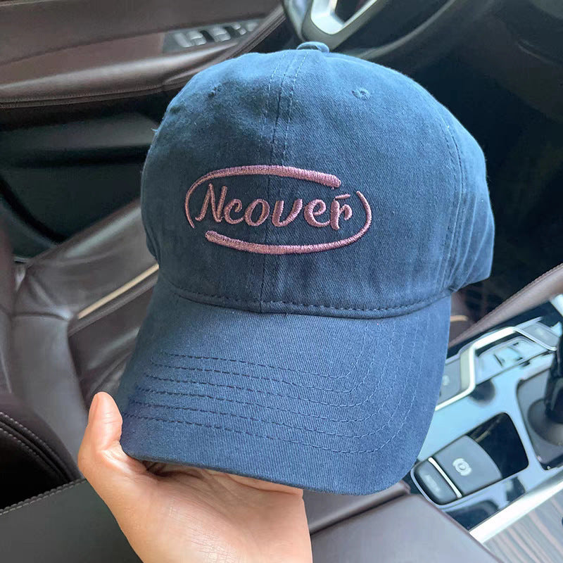 Kvinne Casual Brodert Bomull Baseball Cap Skanto 1784083816