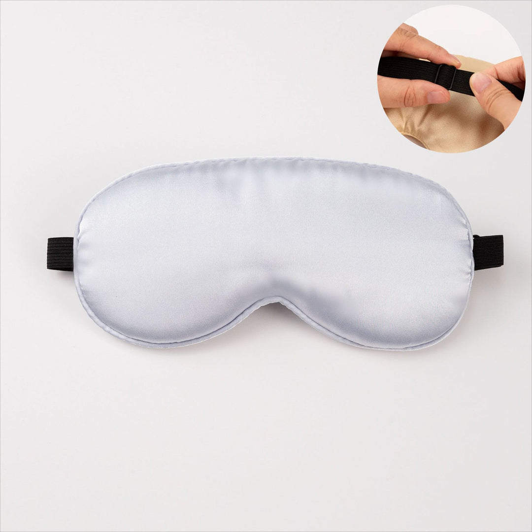 Unisex nano ergonomisk sovemaske med justerbart elastisk bånd og myk satinoverflate Skanto