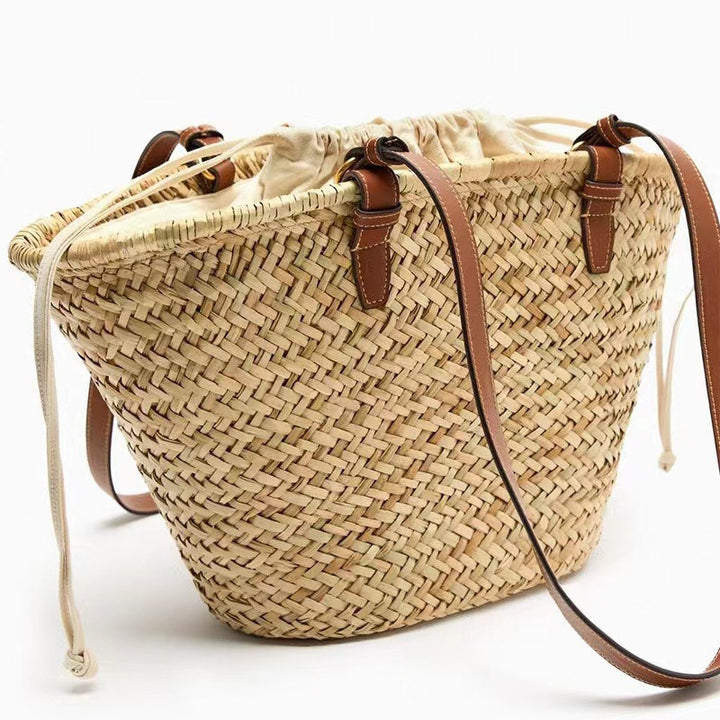 Elegant Woven Beach Bag Skanto