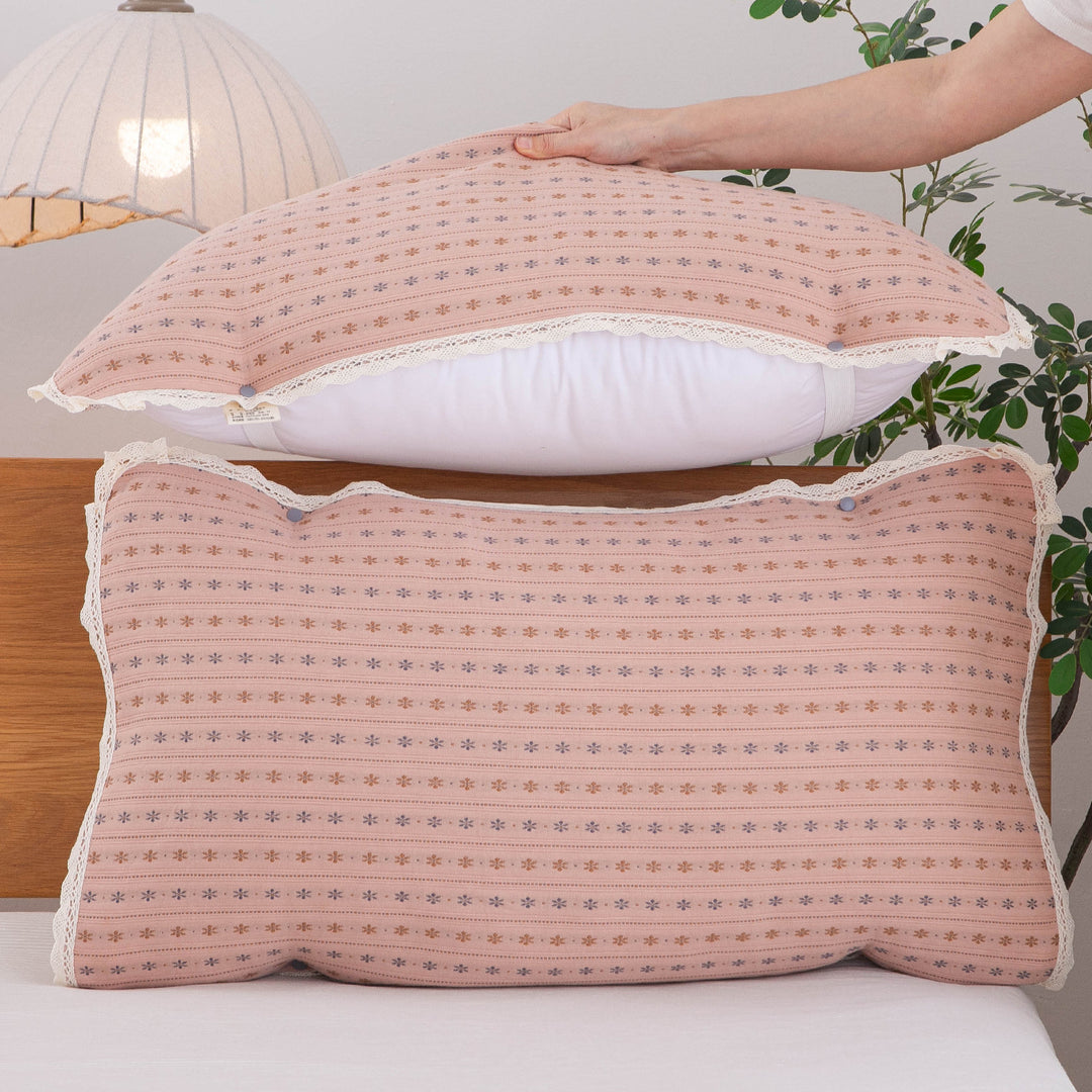 Dame ergonomisk pute med avtakbart trekk Skanto