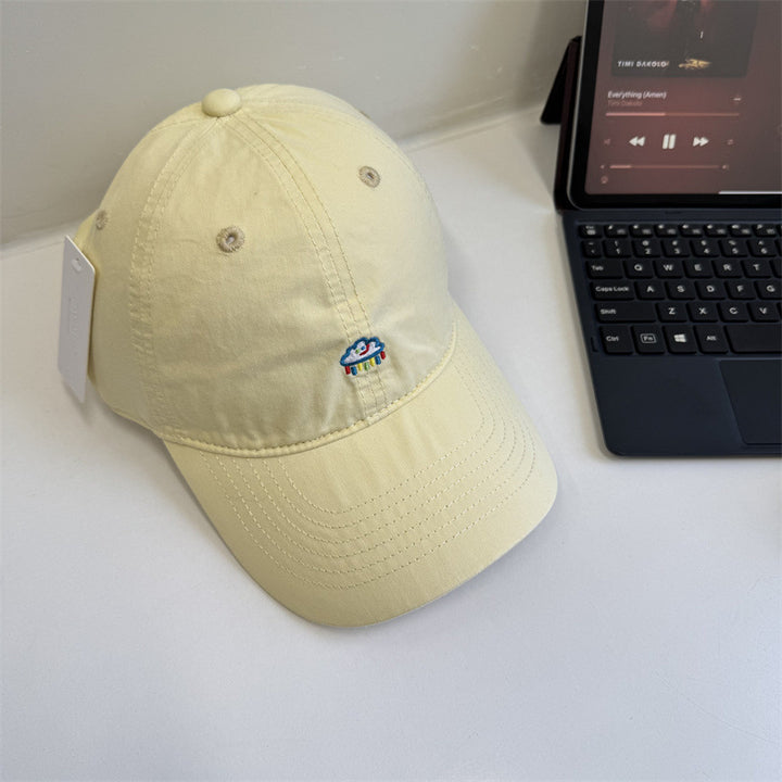 Kvinne Brodert Bomull Far Hat Skanto
