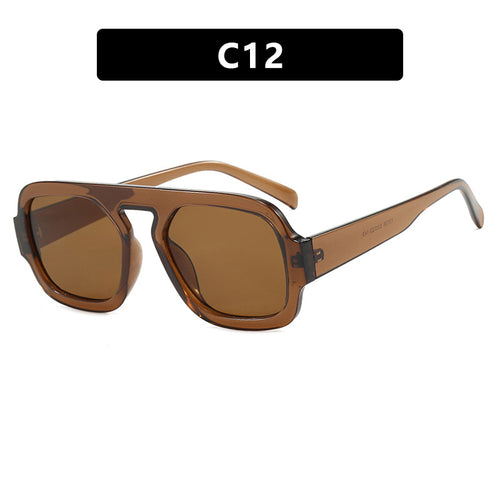 Women's trendy sunglasses with a distinct angular design and UV protection Skanto