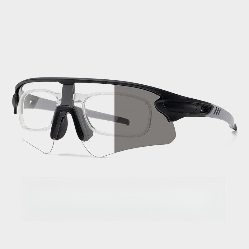 Unisex Sportslig høytytende solbrille med aerodynamisk design og justerbart nesepad Skanto