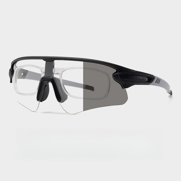Unisex Sportslig høytytende solbrille med aerodynamisk design og justerbart nesepad Skanto