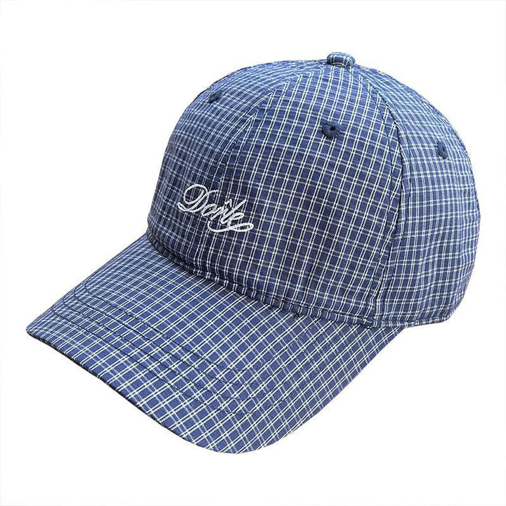 Kvinnenes stilige rutete baseballcap Skanto
