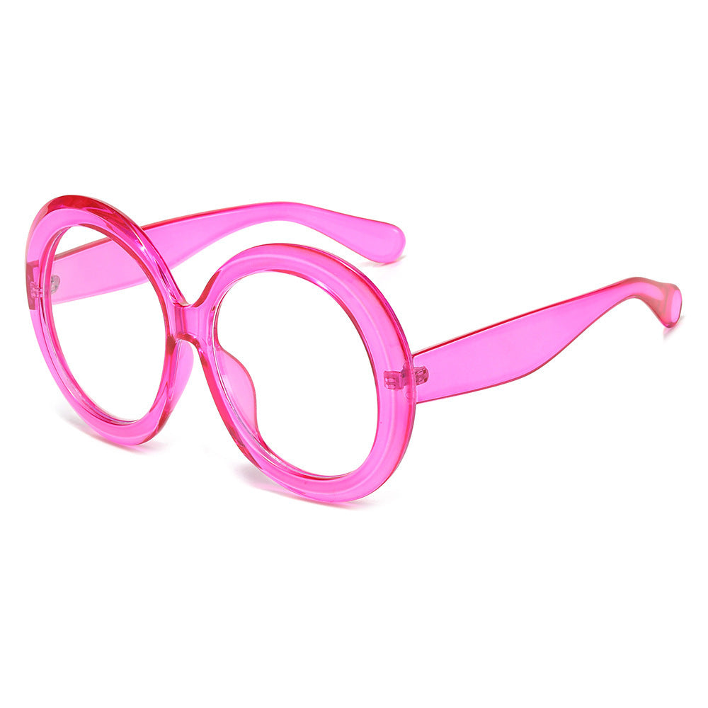 Women's fashionable sunglasses with large frame and UV protection Skanto