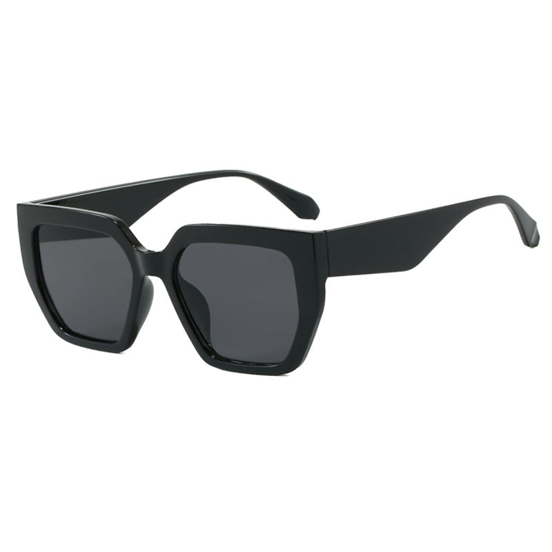 Women's geometric glasses in fashionable tortoise pattern Skanto