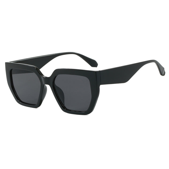 Women's geometric glasses in fashionable tortoise pattern Skanto