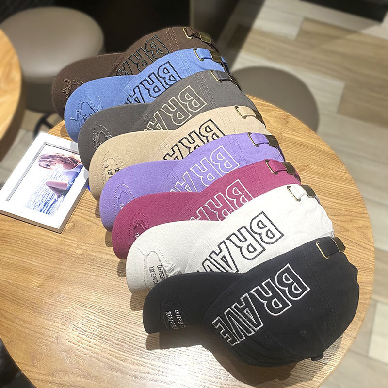Kvinne's Slitt Uformell Denim Caps Skanto