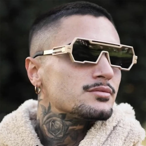 Women's futuristic sunglasses in striking hexagonal design Skanto