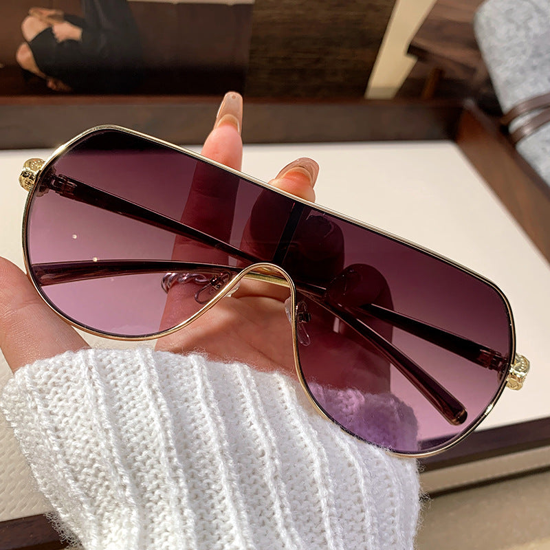 Women's oversized pilot sunglasses Skanto