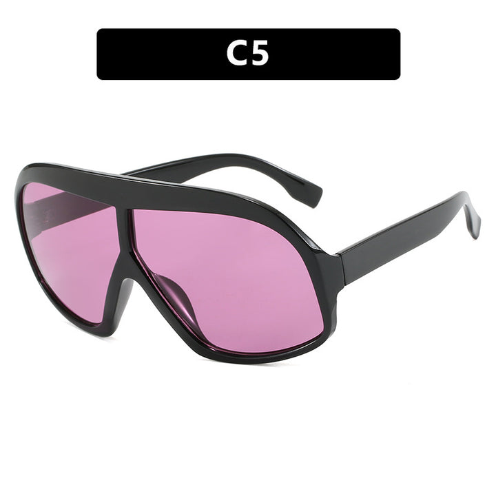 Women's fashionable sports sunglasses in futuristic design Skanto