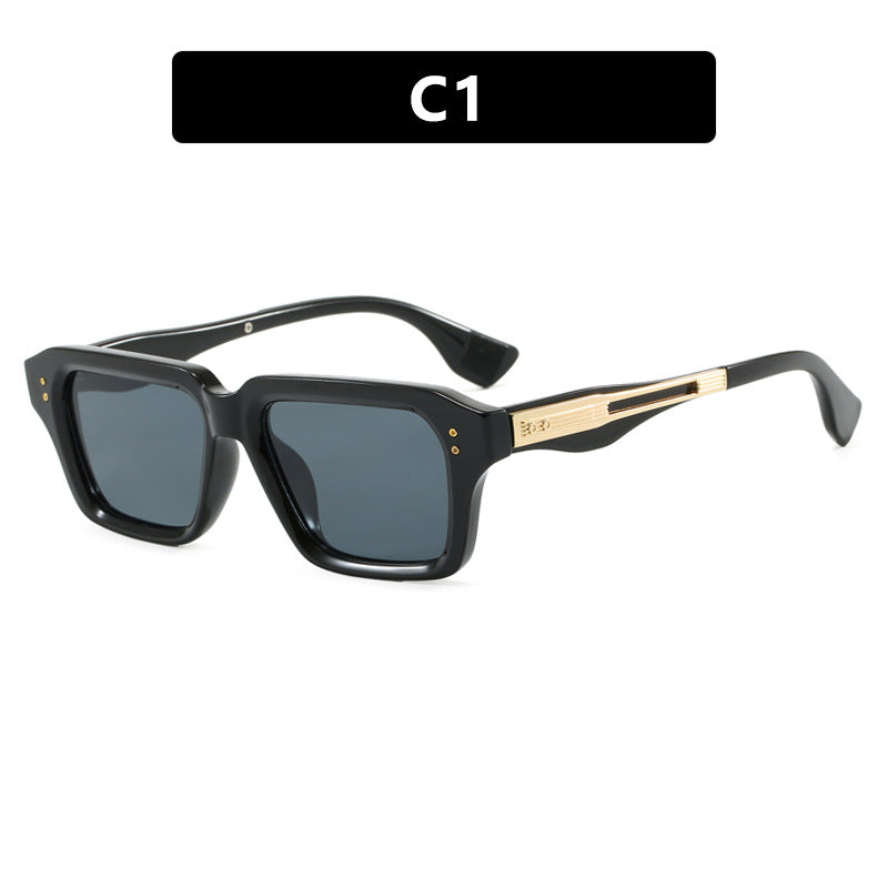 Women's Stylish Square Sunglasses with Luxurious Tortoiseshell Pattern and Durable Frame Skanto