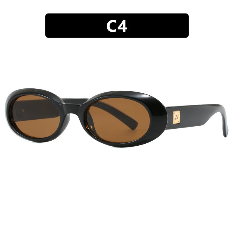 Women's exclusive sunglasses in elegant oval design Skanto