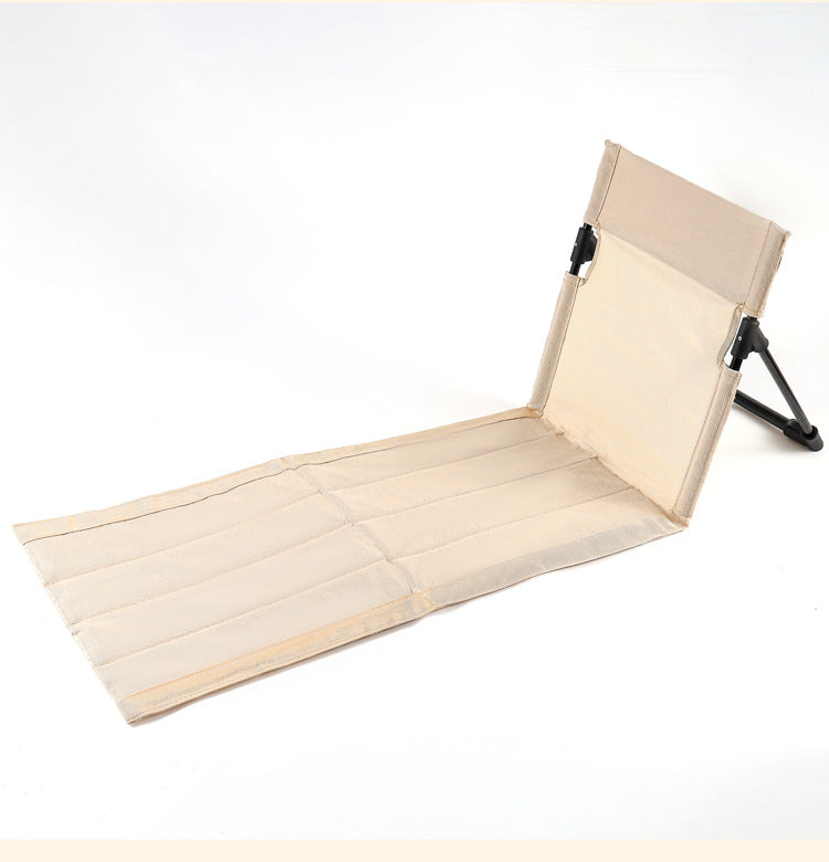Folding Camping Lounger with Ergonomic Backrest Skanto
