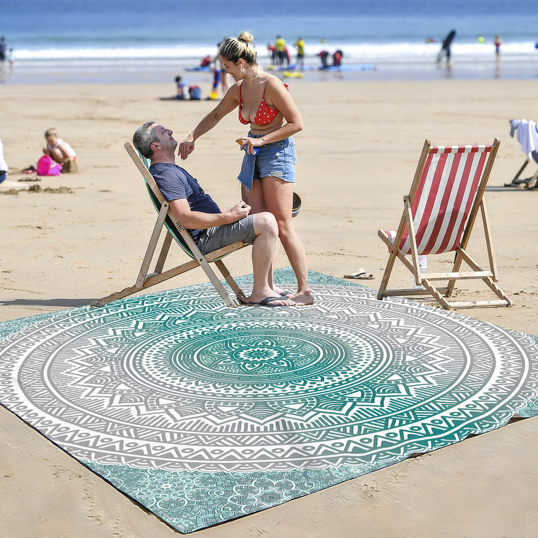 Mandala Design Strandmat Skanto