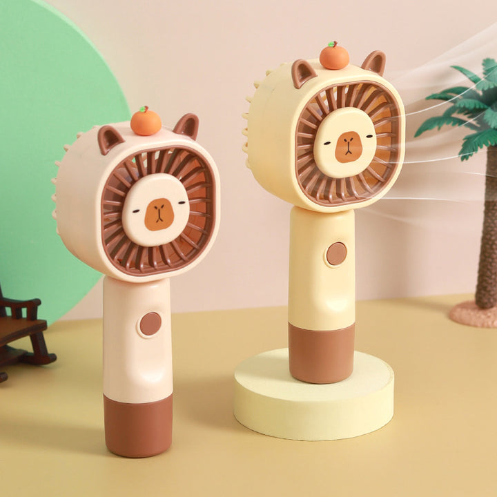 Unisex Bærbar Håndvifte i kreativt Dyredesign Skanto