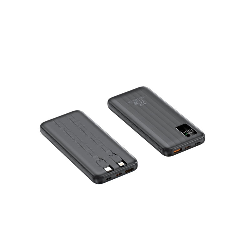 Bærbar powerbank med hurtiglading og LED-skjerm Skanto