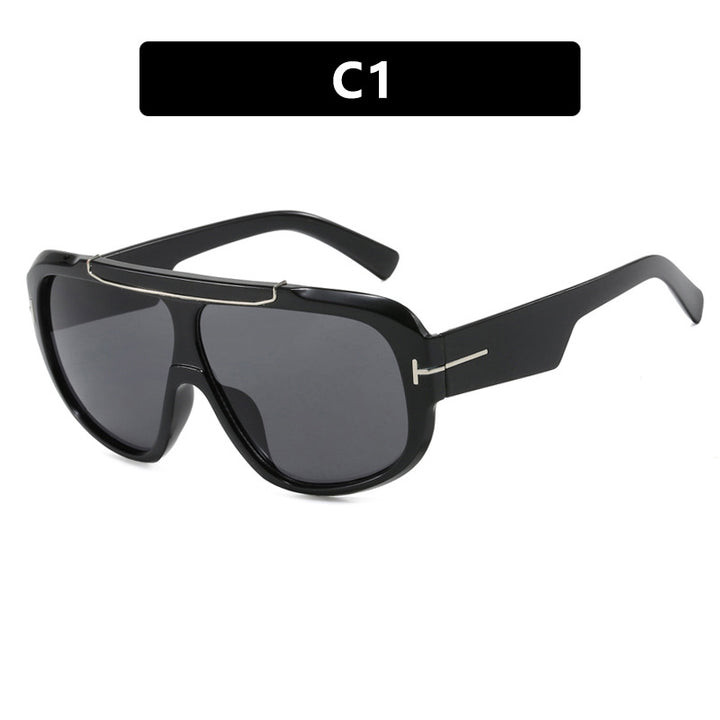 Women's Oversized Sunglasses in Modern Transparent Design Skanto