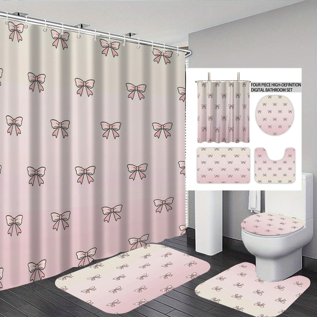 Digital Bow Pattern Badkamer Dekor Sett Skanto