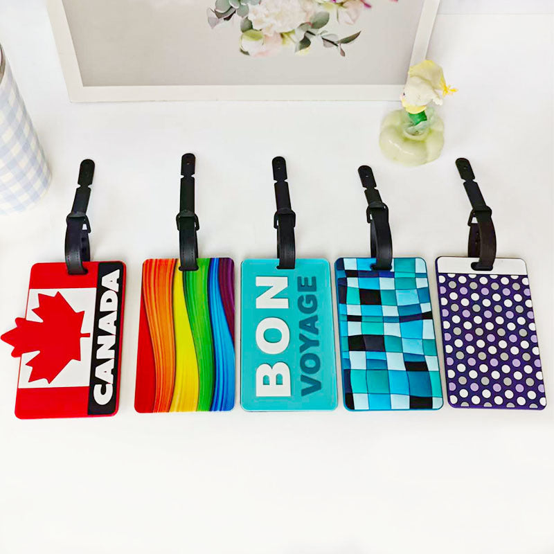 Unisex Abstrakt Mosaikkmønster Bagasjelapp Skanto