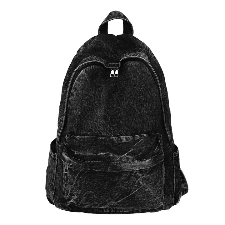 Klassisk Denim Skole Ryggsekk