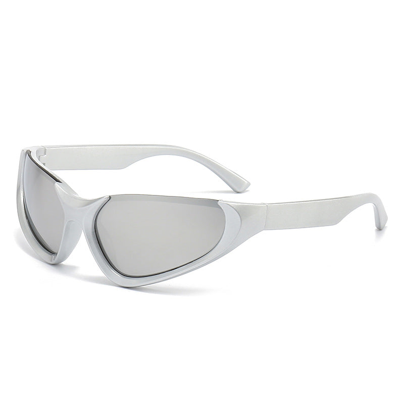 Damer sporty solbriller med aerodynamisk design Skanto