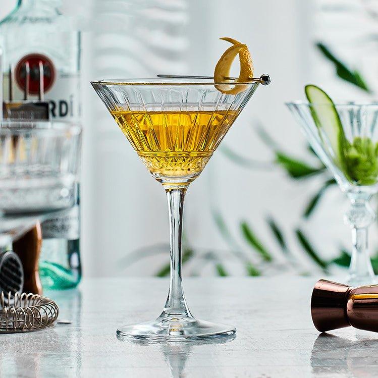 Mønstret Martini Cocktail Glasser | Skanto