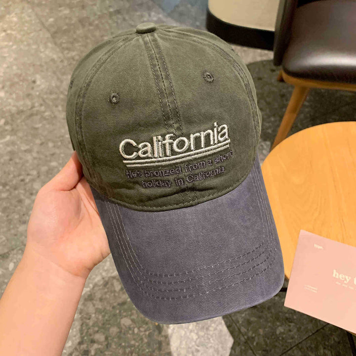 Herrejusterbar teksturert caps Skanto