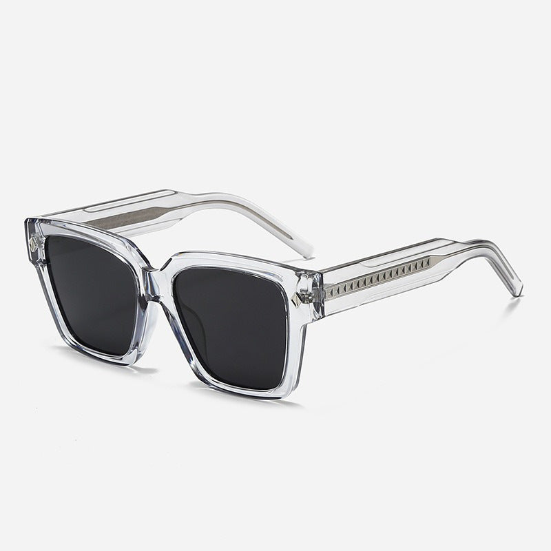 Damen Oversized Designer-solbrille med stilfull ramme og beskyttende UV-filter Skanto
