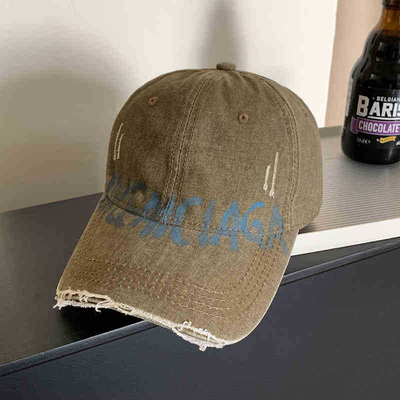 Unisex Slittet Grafisk Pappa Hatt Skanto