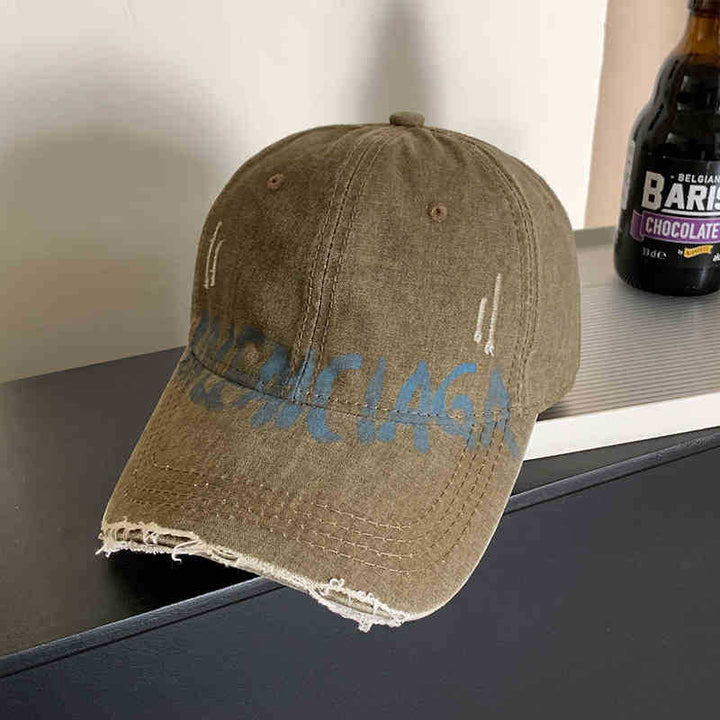 Unisex Slittet Grafisk Pappa Hatt Skanto