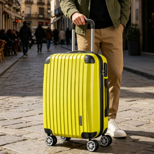 Unisex Høy-Varighet Hard Shell Hjul Reiseveske Skanto