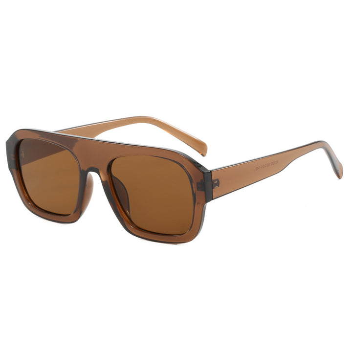 Dame oversized kvadratisk solbrille med moderne design Skanto