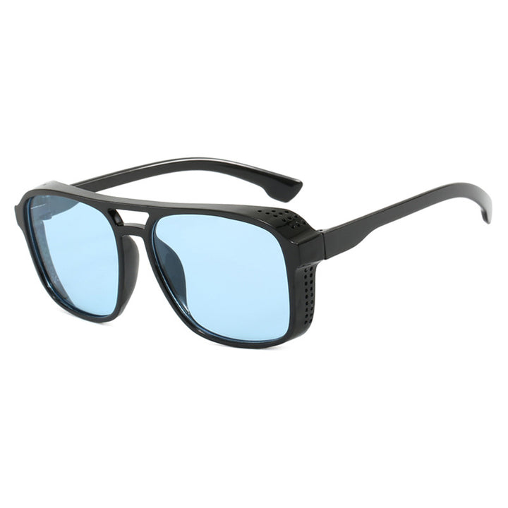 Dame moteriktig solbrille i trendy skilpaddemønster Skanto