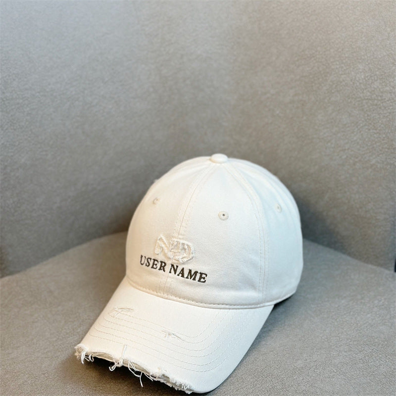 Kvinne Slitt Fritid Justerbar Baseball Cap Skanto
