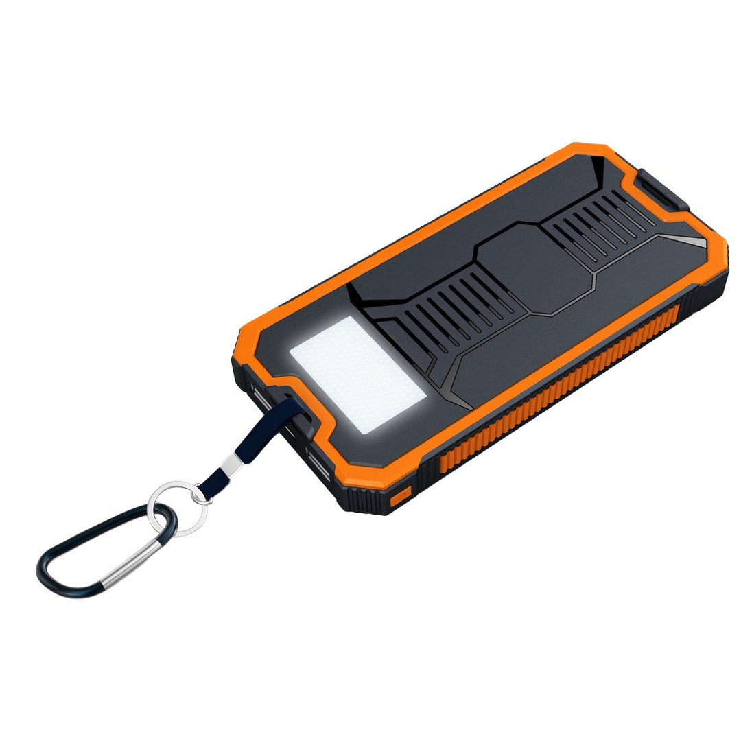 Bærbar Powerbank med lys og sikkerhetsklips Skanto