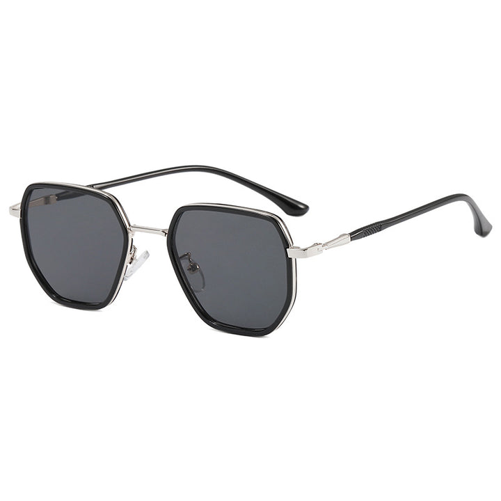 Dame geometrisk solbrille med elegant glassdesign Skanto