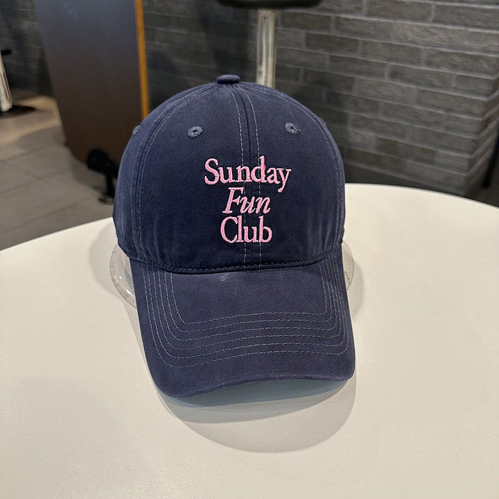 Unisex Brodert Bomull Baseball Caps Skanto