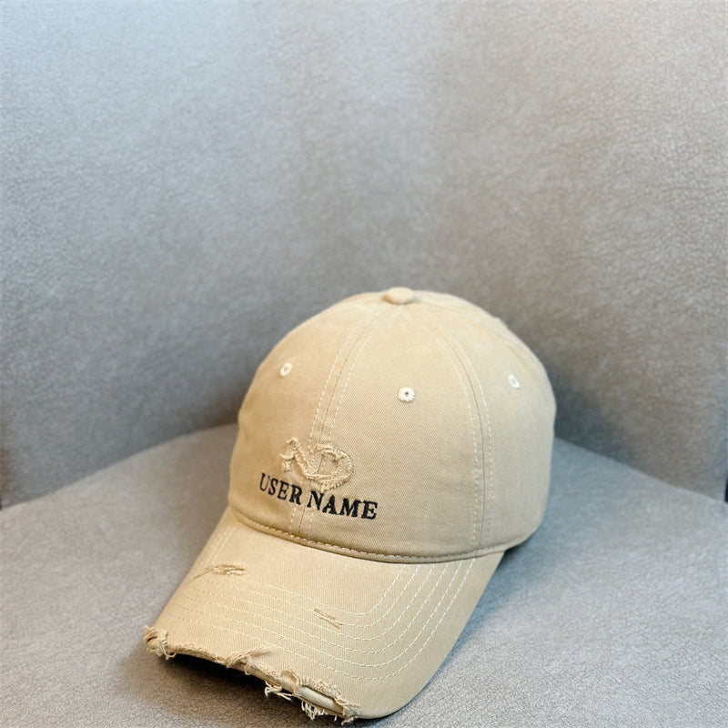 Kvinne Slitt Fritid Justerbar Baseball Cap Skanto