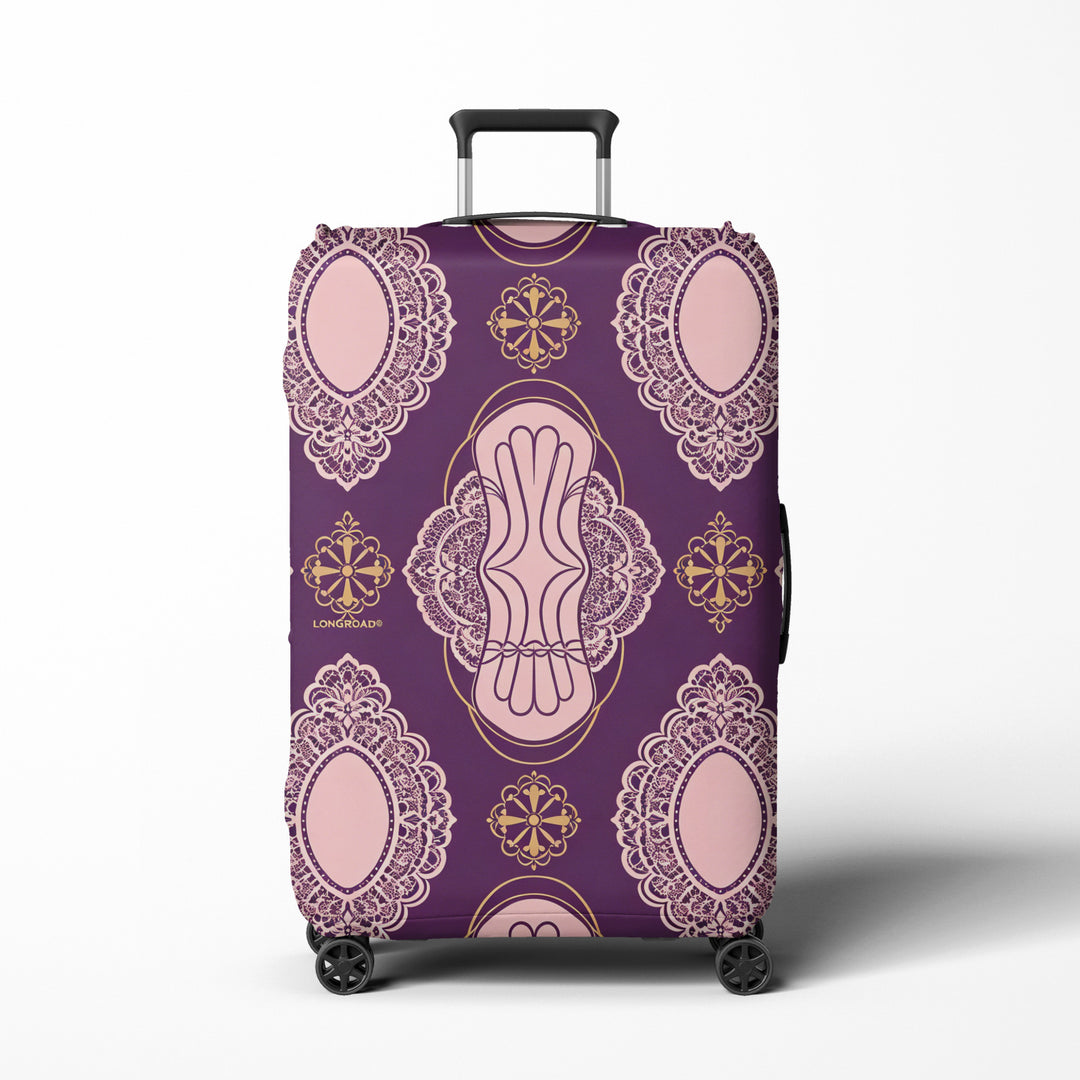 Dame koffert med unikt håndtegnet design Skanto