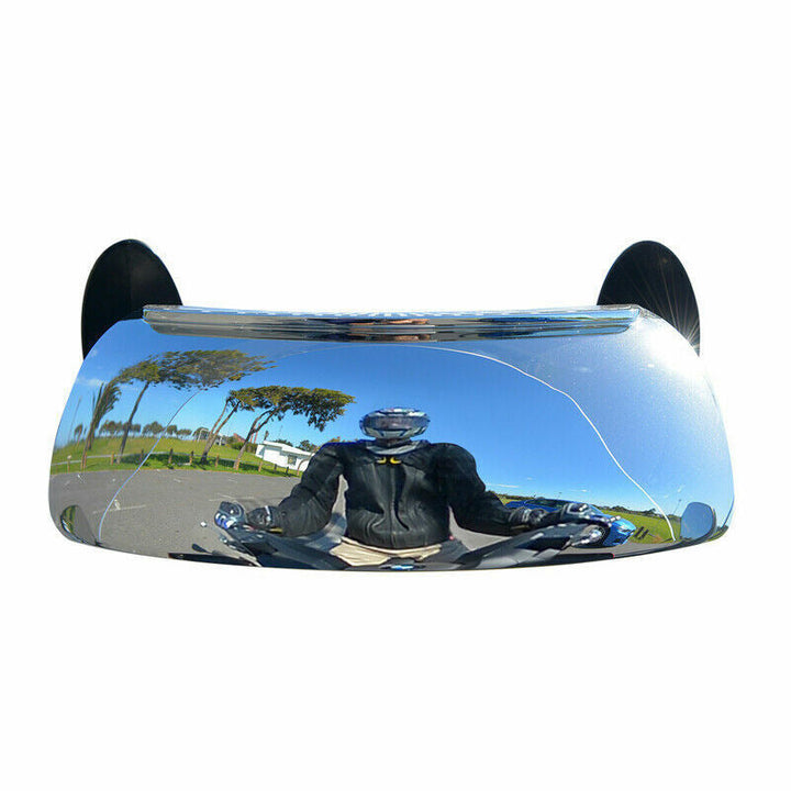 Holographic Wide-Angle Motorcycle Mirror Skanto