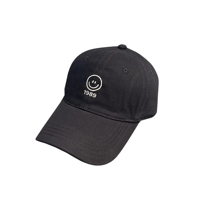 Herre Casual Smiley Brodert Baseball Cap Skanto