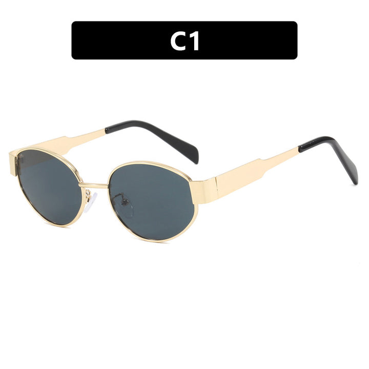 Women's fashionable sunglasses with innovative geometric design Skanto