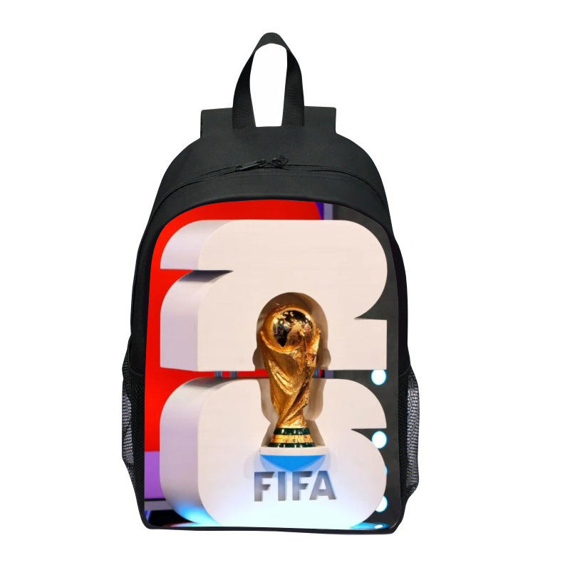 Sporty ryggsekk med Wm-trofé design Skanto